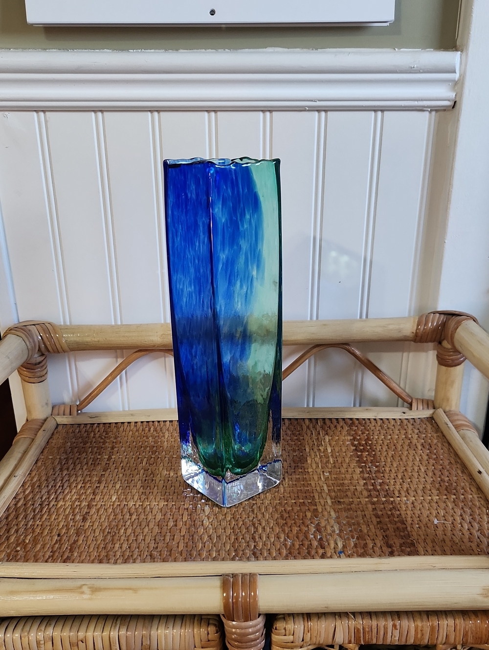 Beautiful Blue And Teal Vase